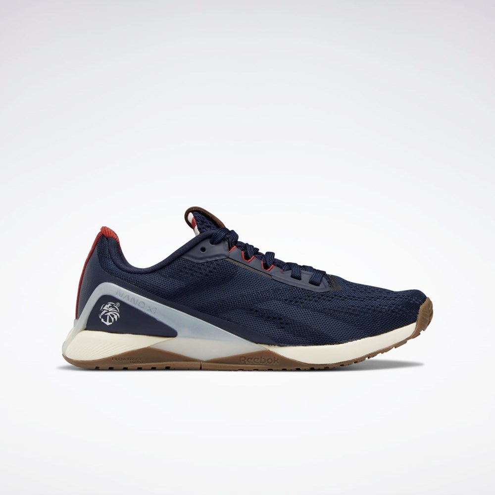 Reebok Reebok Nano X1 Shoes Azul Marino Rojas Blancas | 18QVXDJLN