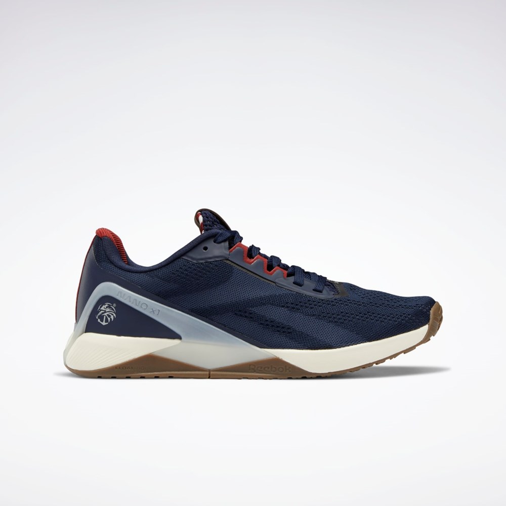 Reebok Reebok Nano X1 Shoes Azul Marino Rojas Blancas | 27ONCDJKH