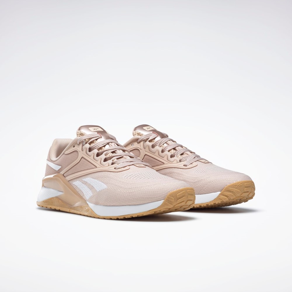 Reebok Reebok Nano X2 Entrenamiento Shoes Blancas Rosas Doradas | 08KBSCVQN
