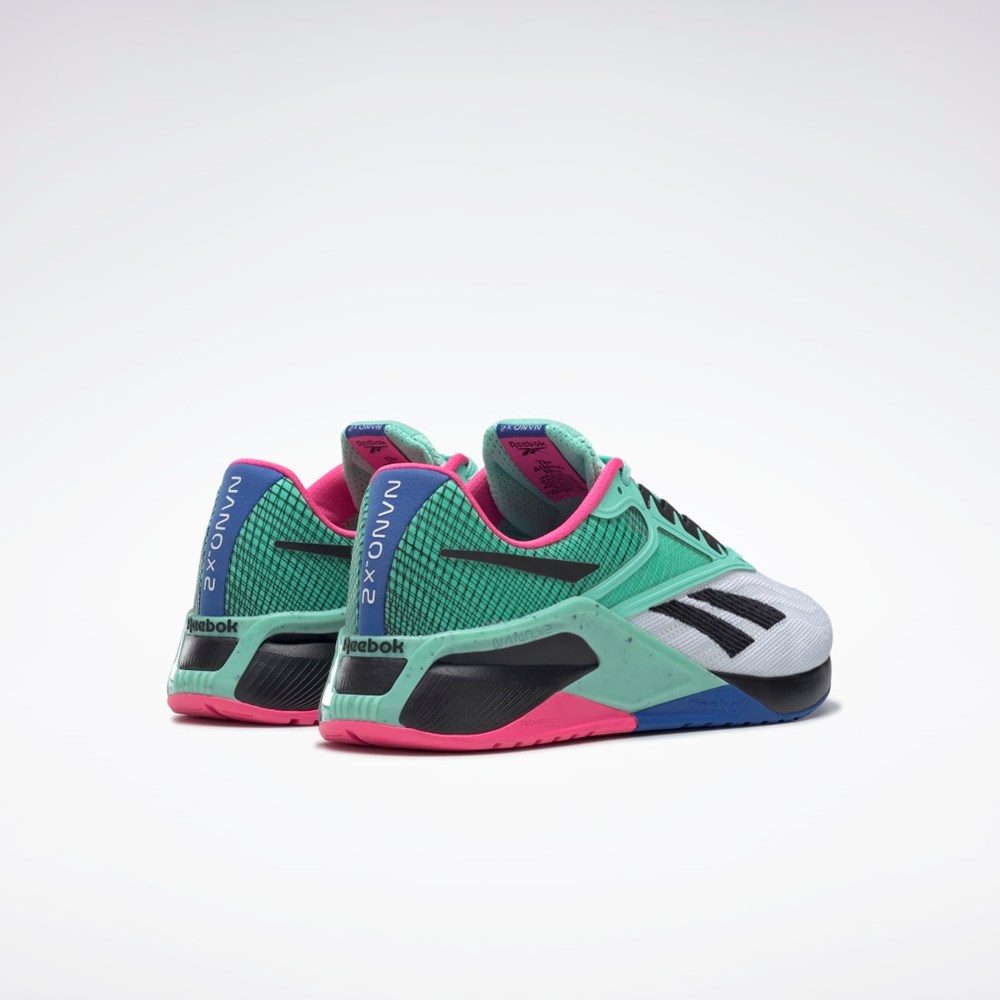 Reebok Reebok Nano X2 Entrenamiento Shoes Blancas Verde Menta Negras | 20TWQVSRM