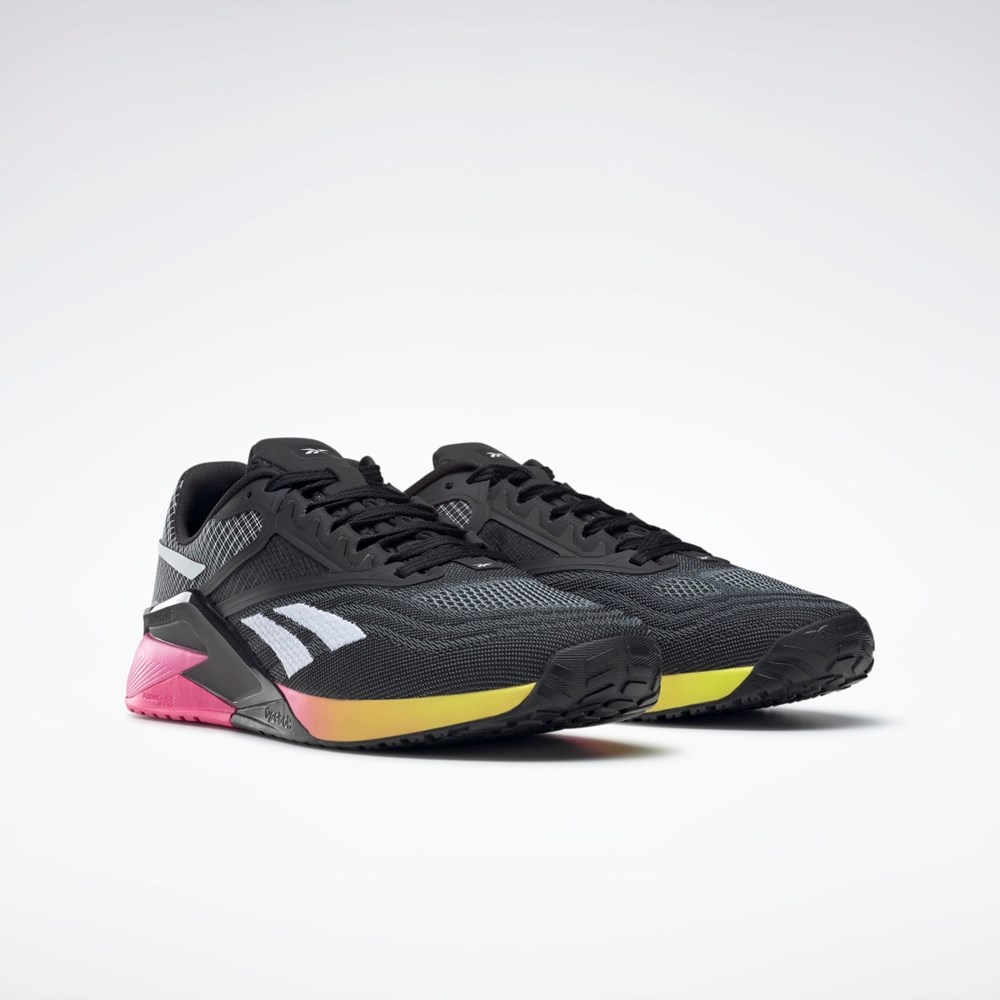 Reebok Reebok Nano X2 Entrenamiento Shoes Negras Rosas Amarillo | 60FZSUHOG