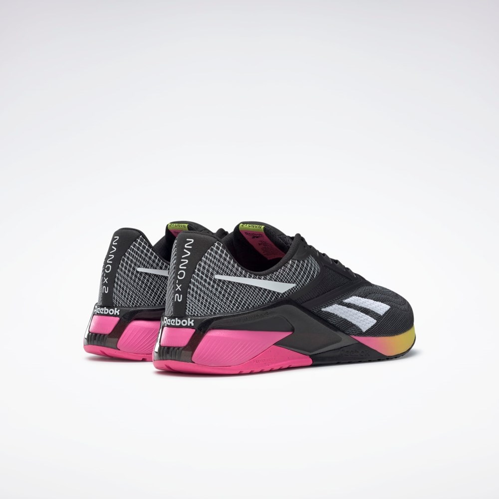Reebok Reebok Nano X2 Entrenamiento Shoes Negras Rosas Amarillo | 60FZSUHOG