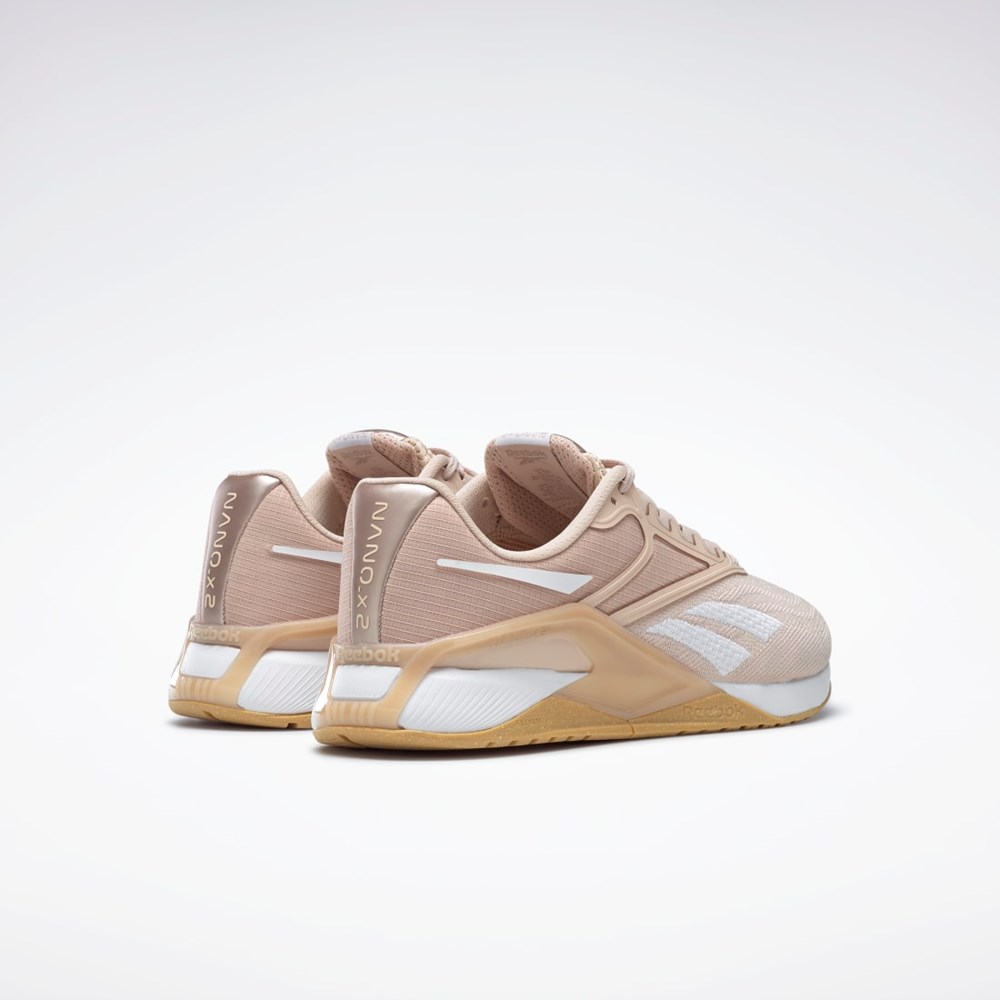 Reebok Reebok Nano X2 Entrenamiento Shoes Blancas Rosas Doradas | 80RQVXIKW