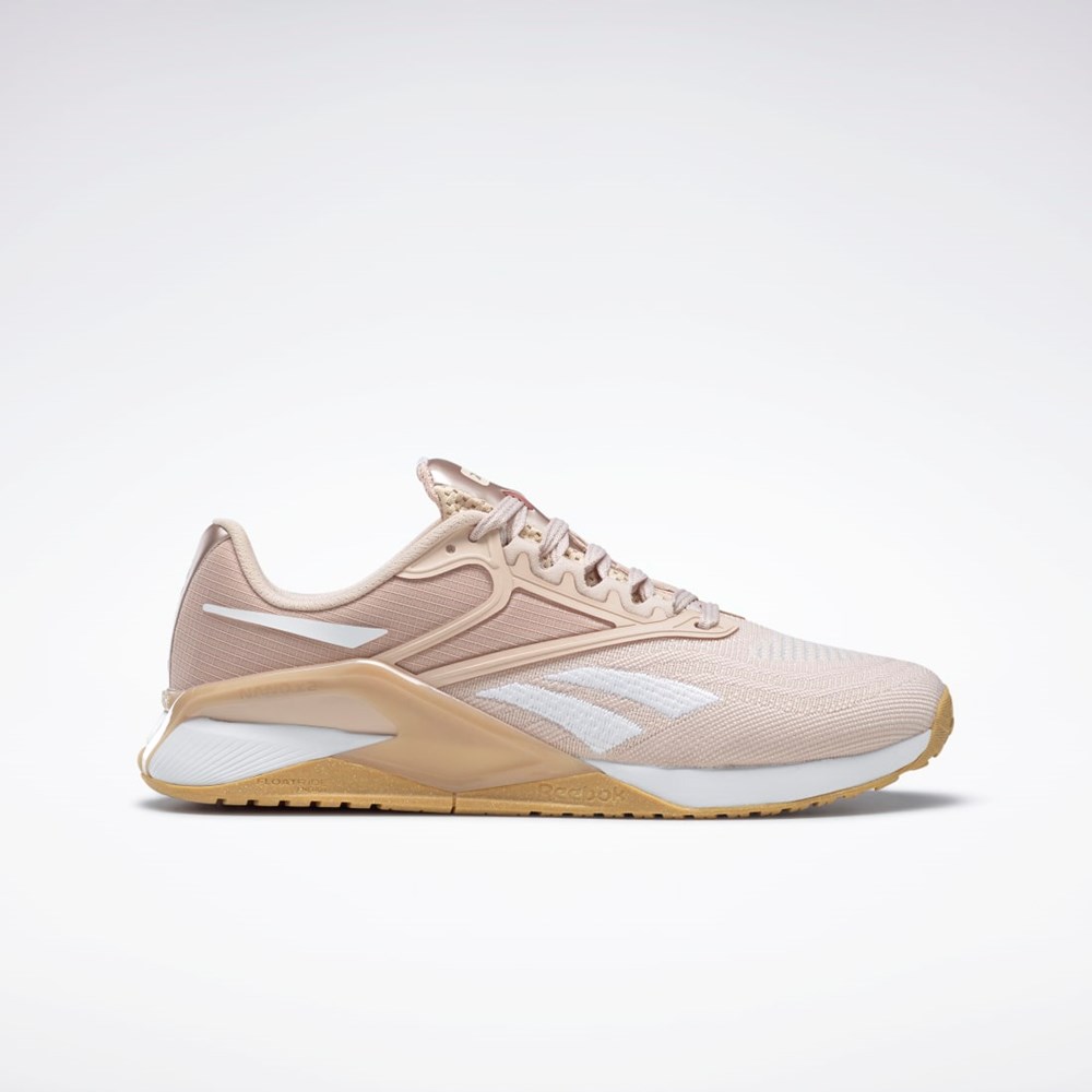 Reebok Reebok Nano X2 Entrenamiento Shoes Blancas Rosas Doradas | 80RQVXIKW