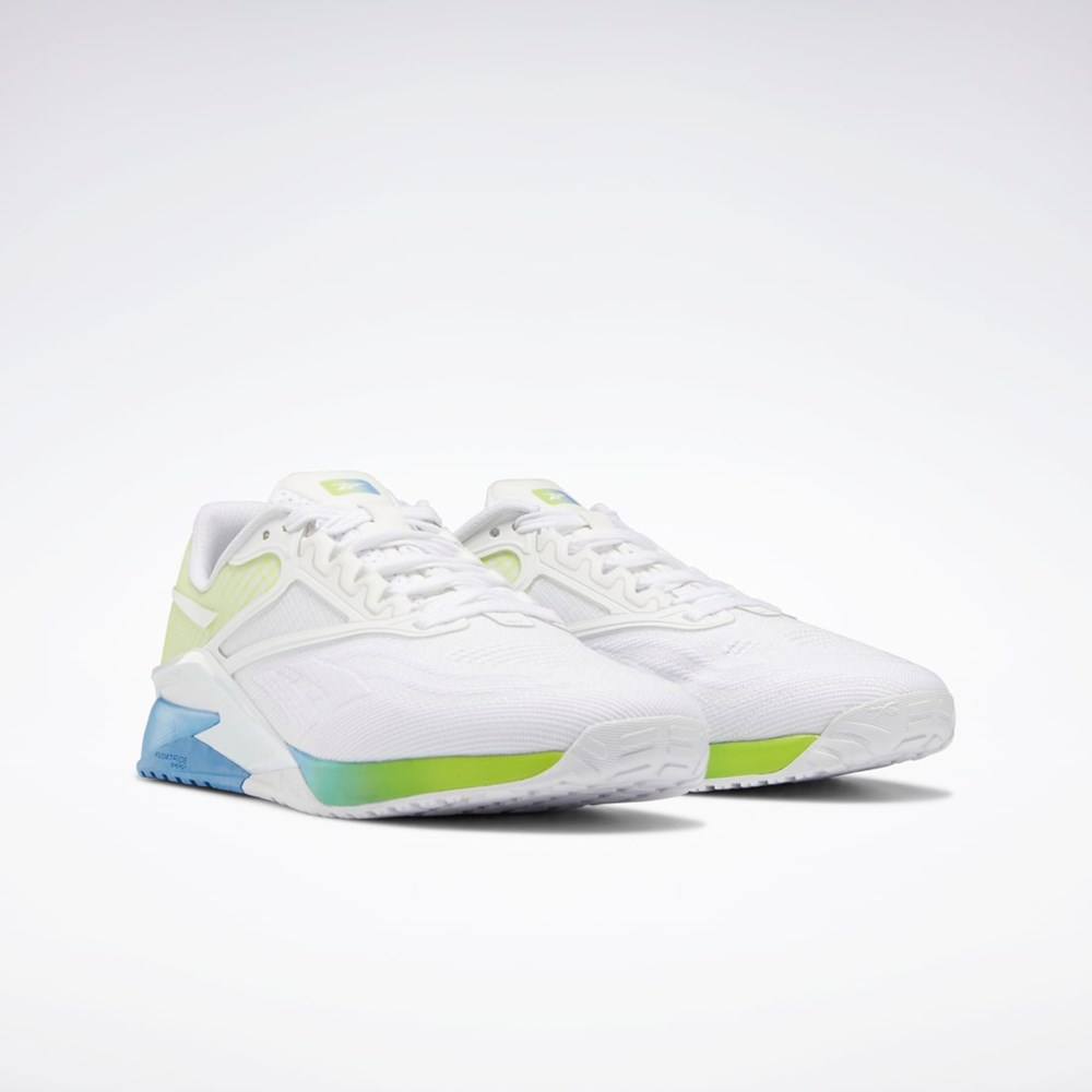 Reebok Reebok Nano X2 Entrenamiento Shoes Blancas Azules Amarillo | 91GUIELRQ