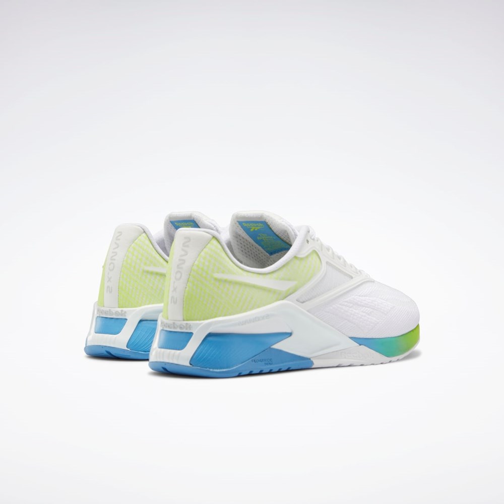 Reebok Reebok Nano X2 Entrenamiento Shoes Blancas Azules Amarillo | 91GUIELRQ