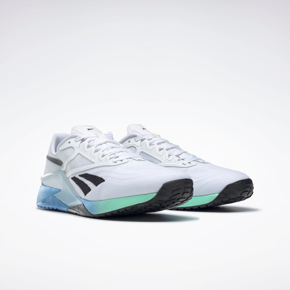 Reebok Reebok Nano X2 Entrenamiento Shoes Blancas Azules Verde Menta | 96WRPUSON