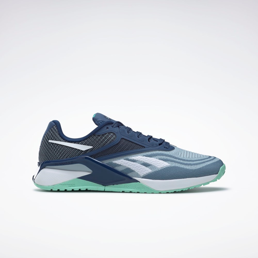 Reebok Reebok Nano X2 Entrenamiento Shoes Gris Azules Verde Menta | 97TNRCJEV
