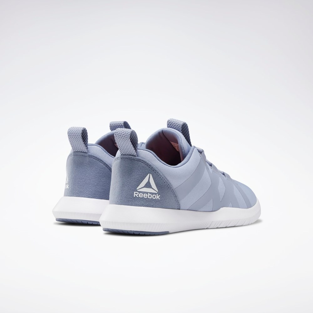 Reebok Reebok Reago Pulse Entrenamiento Shoes Azules Blancas Blancas | 85OECGKLQ
