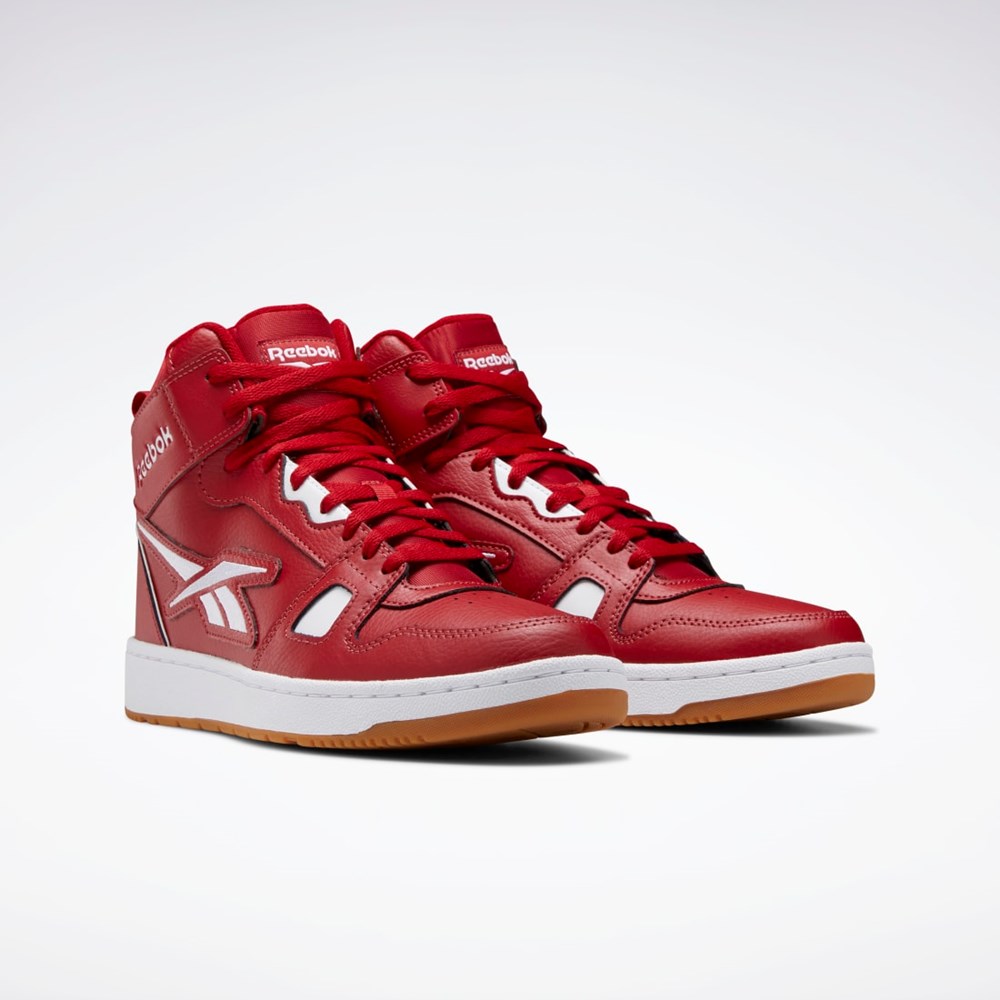 Reebok Reebok Resonator Mid Basketball Shoes Rojas Rojas Blancas | 13YAZCNUS