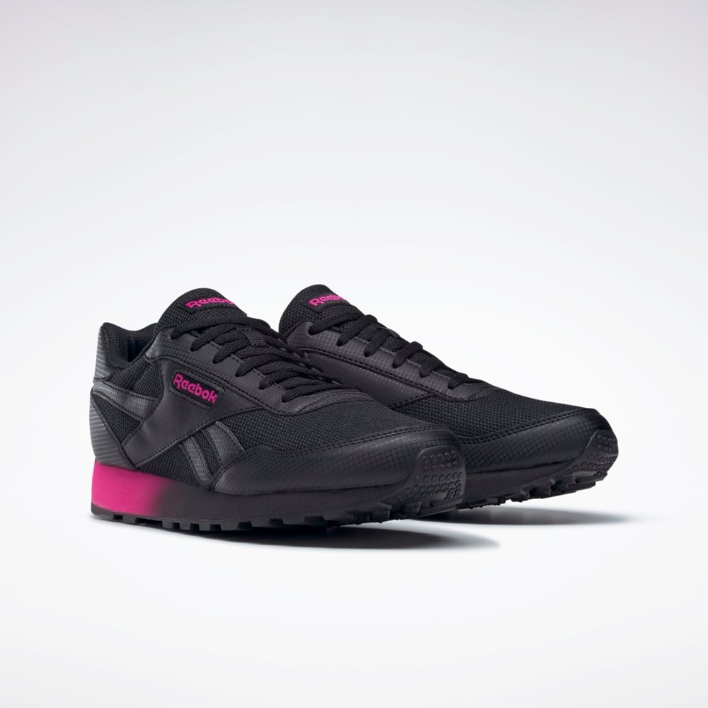 Reebok Reebok Rewind Run Shoes Negras Rosas Negras | 59NSWOITX