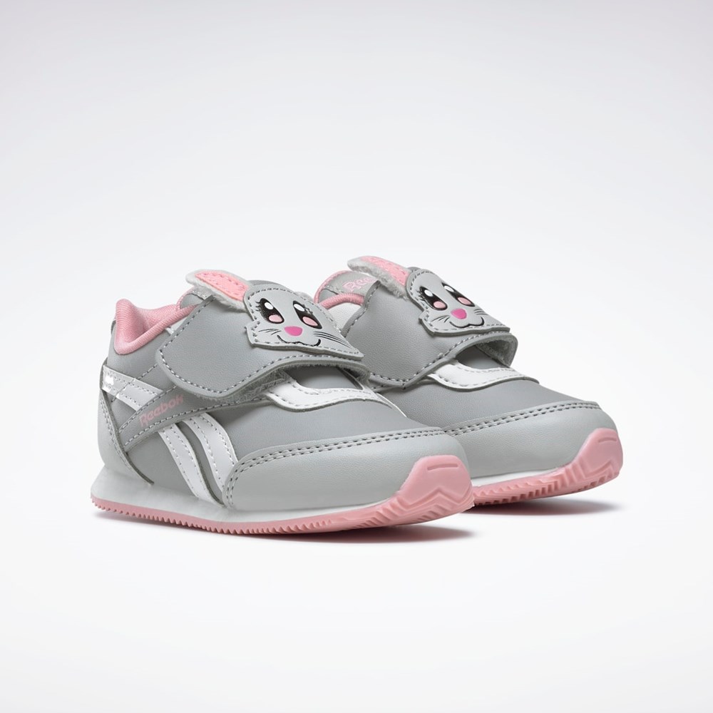 Reebok Reebok Royal Classic Jogger 2 KC Shoes - Toddler Gris Gris Rosas | 76CPSFEGN