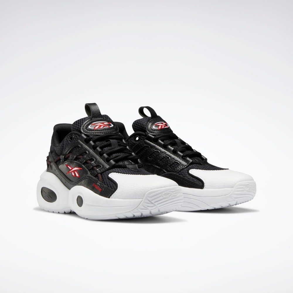 Reebok Reebok Solution Mid Basketball Shoes - Grade School Negras Blancas Rojas | 26VRDMYWQ