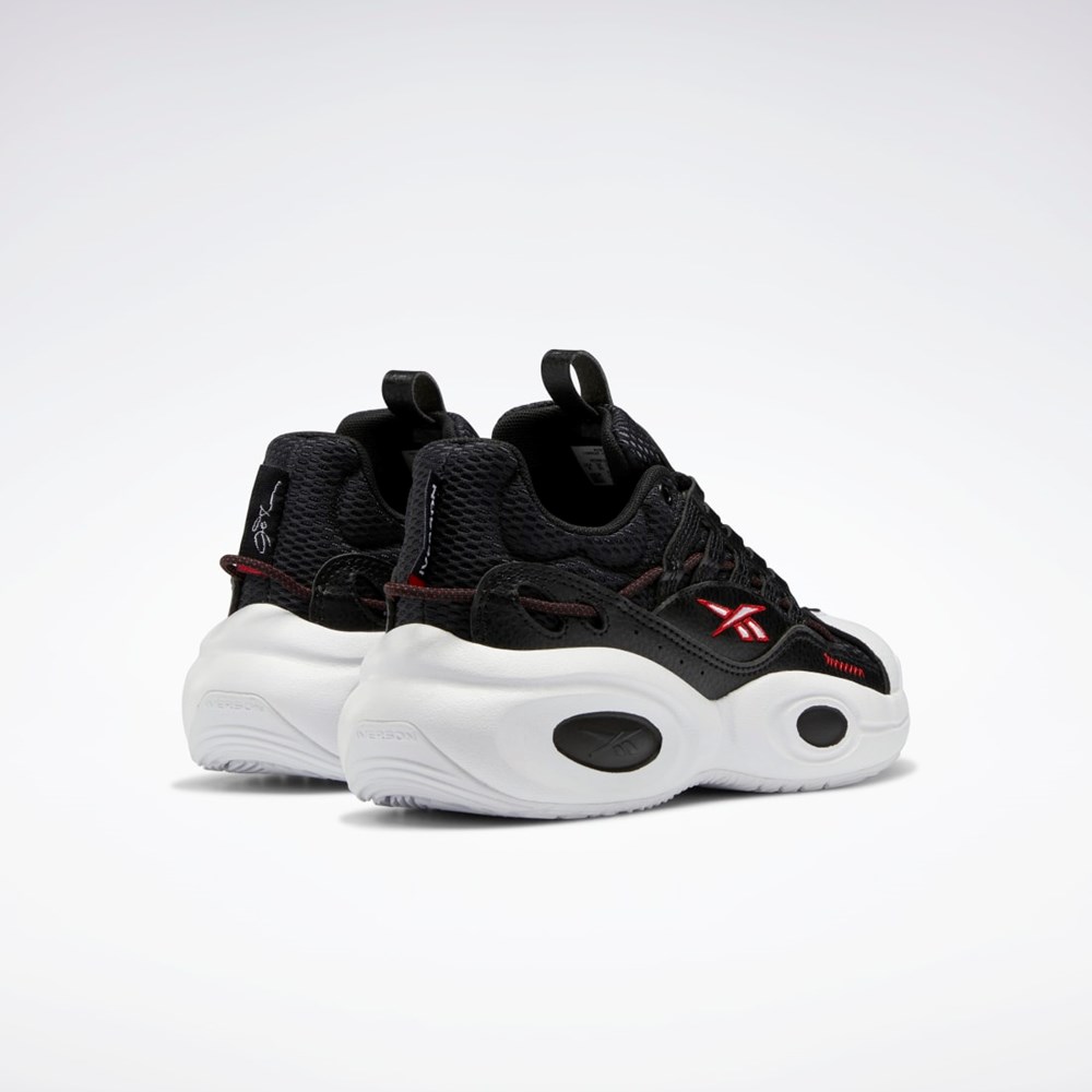 Reebok Reebok Solution Mid Basketball Shoes - Grade School Negras Blancas Rojas | 26VRDMYWQ