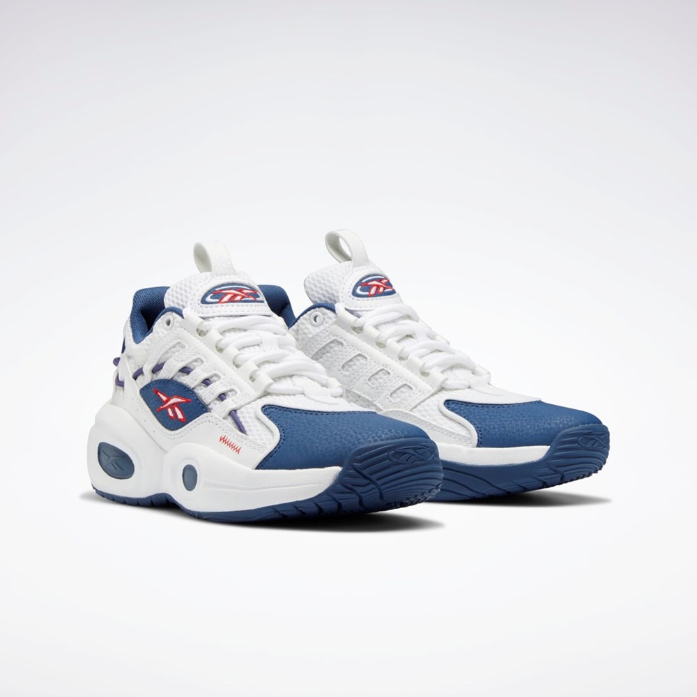 Reebok Reebok Solution Mid Basketball Shoes - Grade School Blancas Azules Rojas | 52GIVZABU