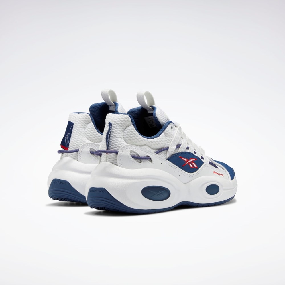 Reebok Reebok Solution Mid Basketball Shoes - Grade School Blancas Azules Rojas | 52GIVZABU