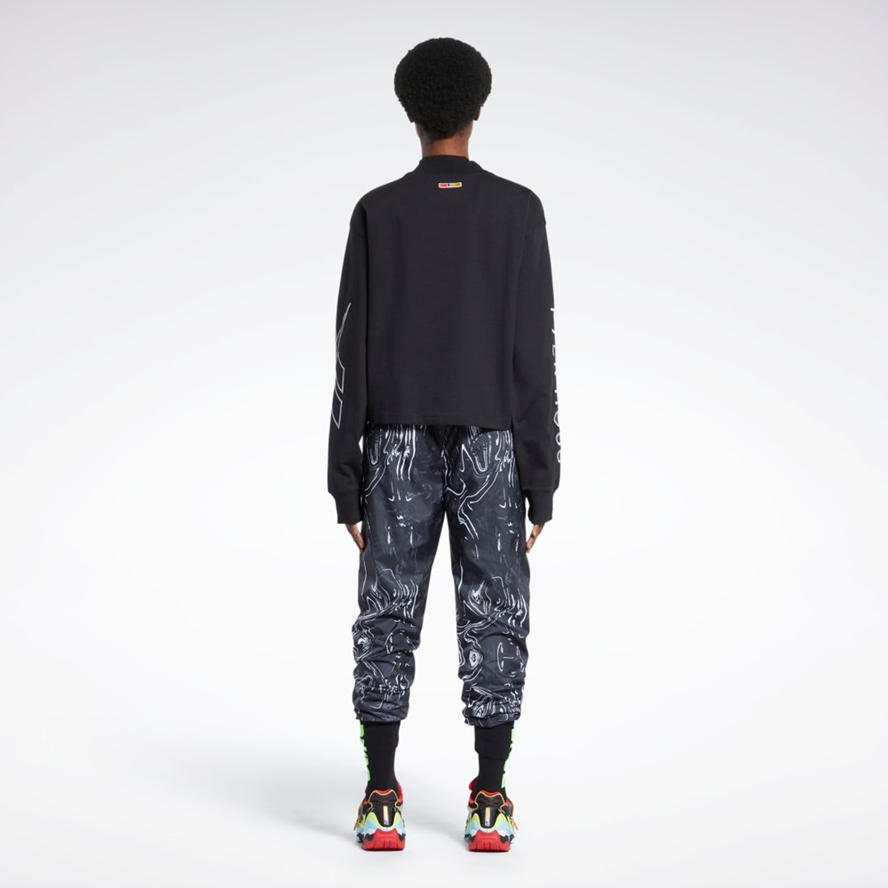 Reebok Reebok by Pyer Moss Turtleneck Long Sleeve T-Shirt Negras | 17BGYFTZA