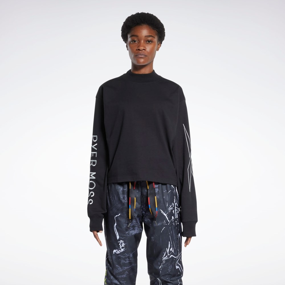 Reebok Reebok by Pyer Moss Turtleneck Long Sleeve T-Shirt Negras | 17BGYFTZA