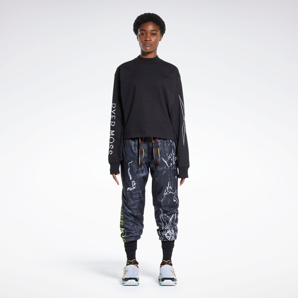 Reebok Reebok by Pyer Moss Turtleneck Long Sleeve T-Shirt Negras | 48NUQCOBF