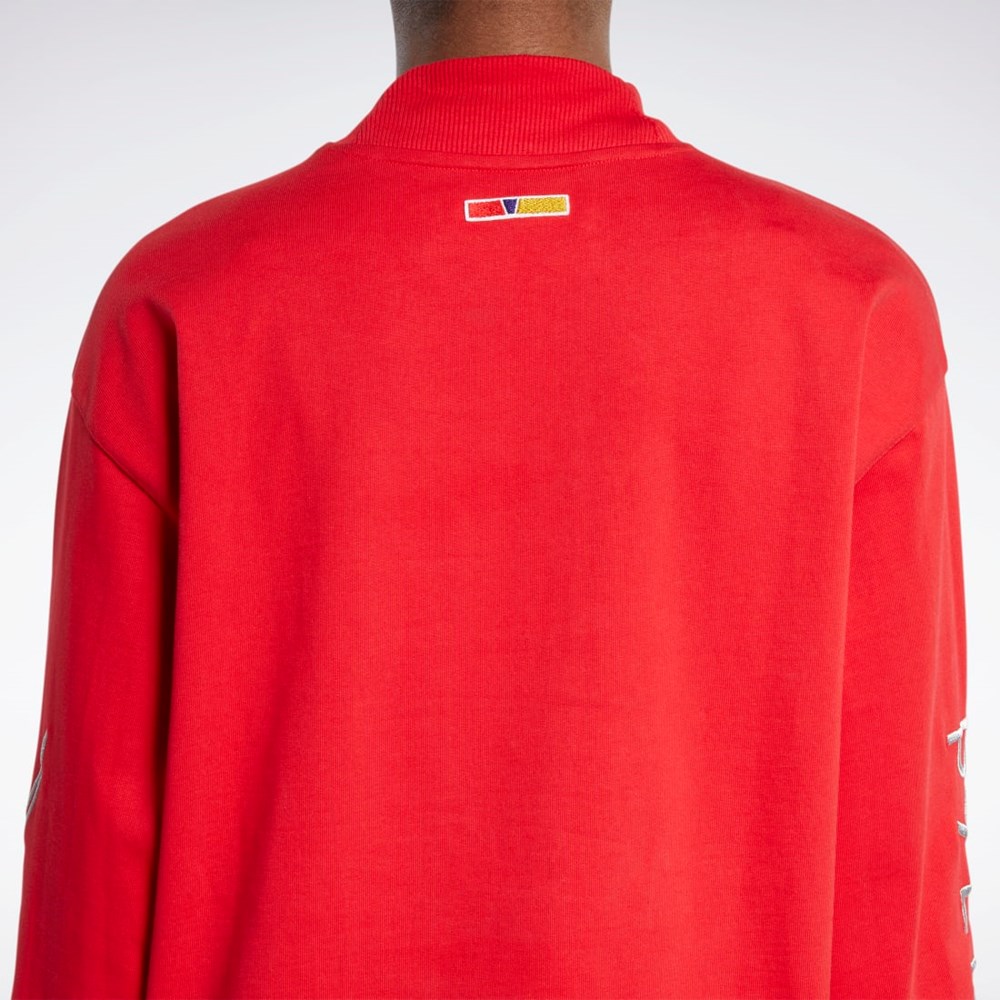 Reebok Reebok by Pyer Moss Turtleneck Long Sleeve T-Shirt Rojas | 96LQCFJHR