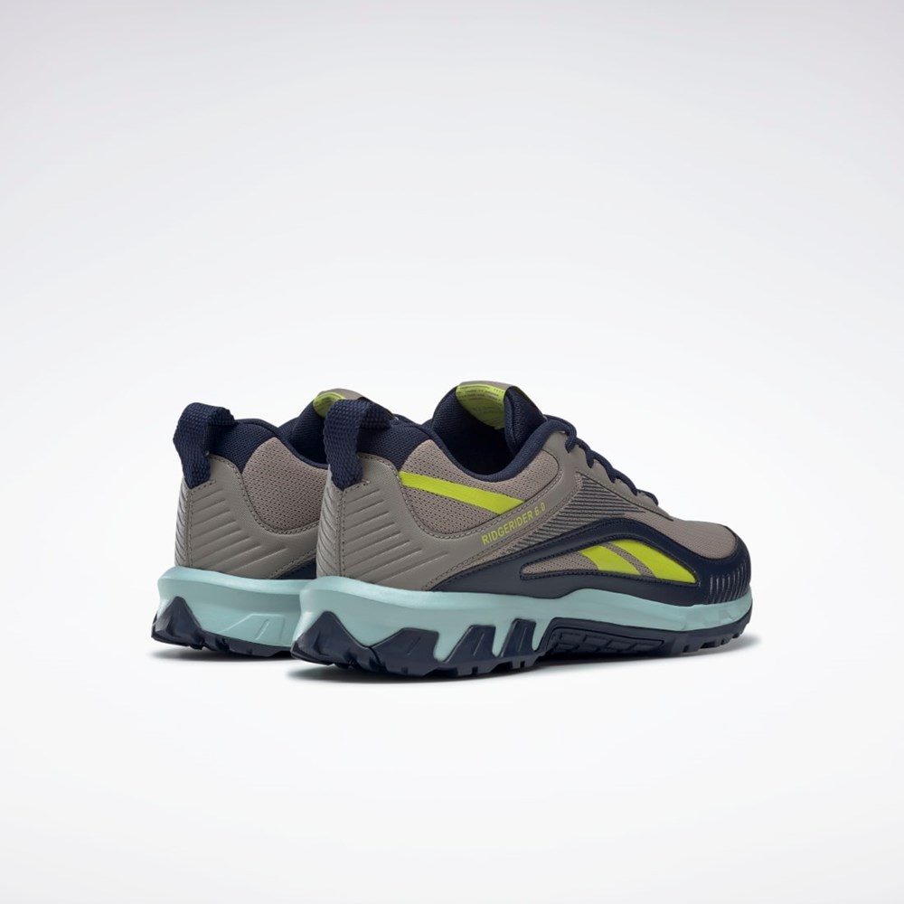 Reebok Ridgerider 6 Shoes Gris Amarillo Azul Marino | 41MXLCRIQ