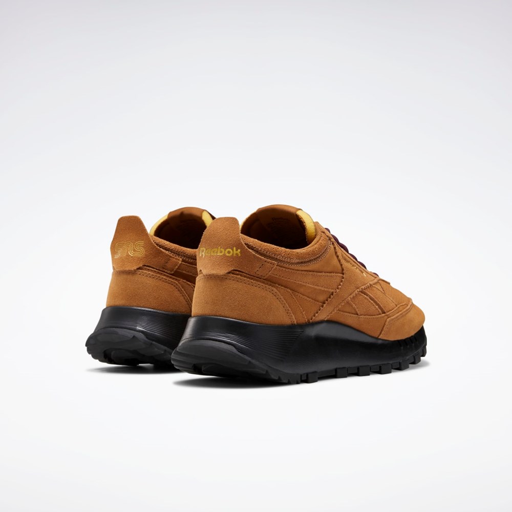 Reebok SNS Classic Leather Legacy Shoes Marrones Burdeos Doradas | 08NFKJCBD
