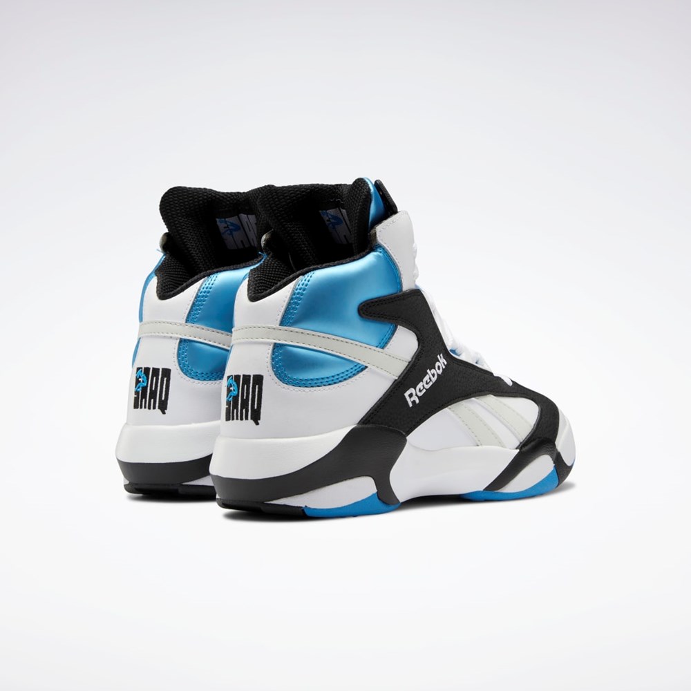 Reebok Shaq Attaq Basketball Shoes Blancas Negras Azur | 09ZLXTEBN