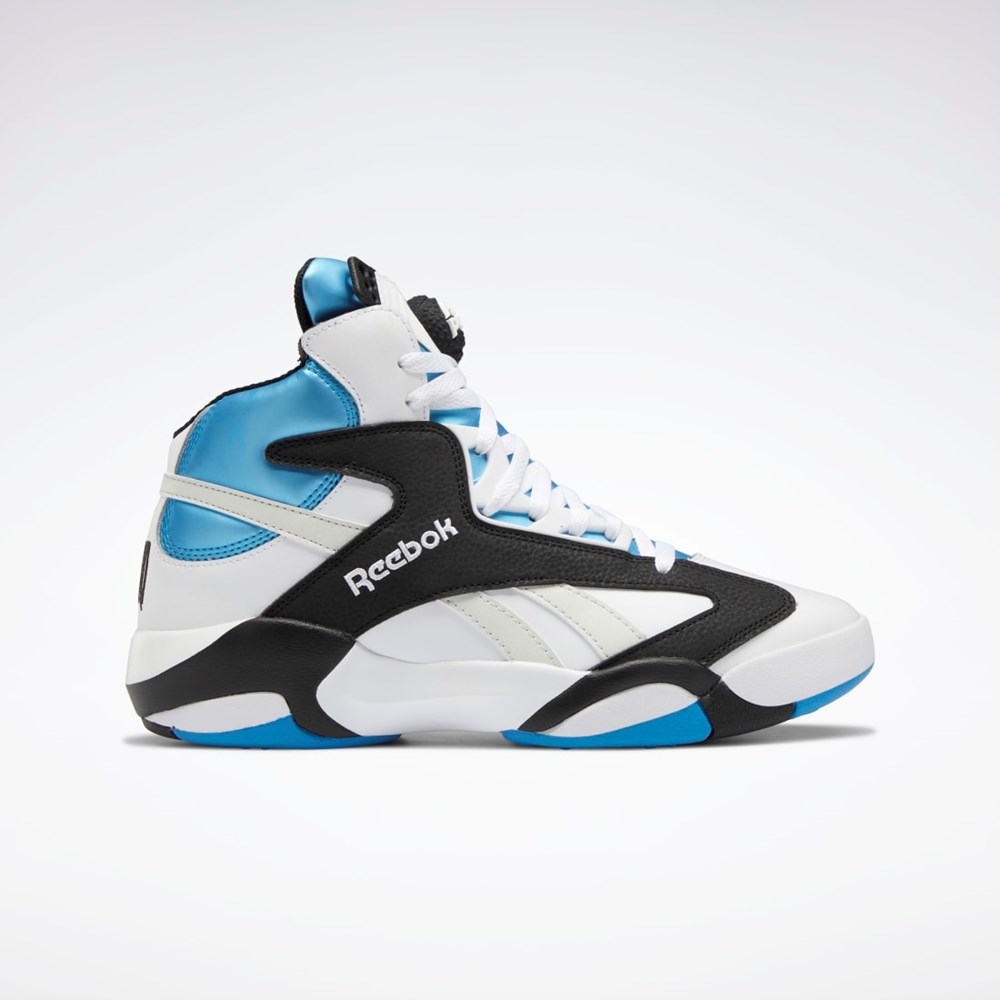 Reebok Shaq Attaq Basketball Shoes Blancas Negras Azur | 09ZLXTEBN