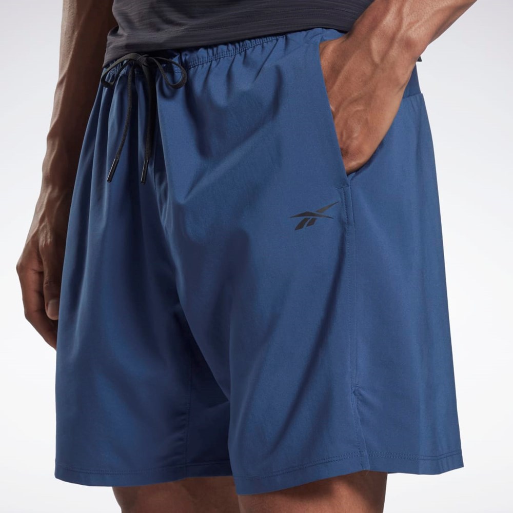 Reebok Speed Shorts 2.0 Azules | 64FJAIEBM