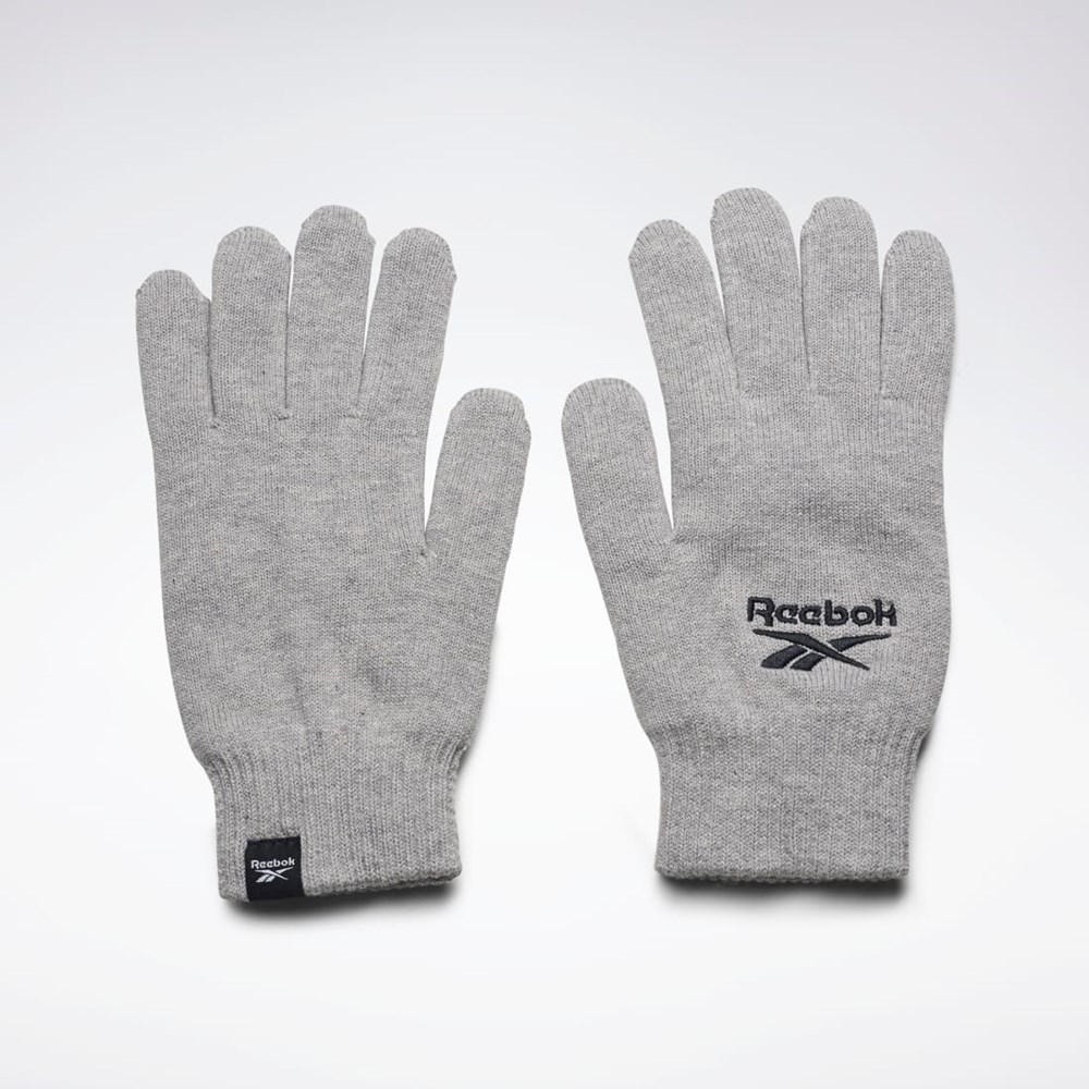 Reebok Sports Essentials Logo Gloves Gris | 73GRYXNHU
