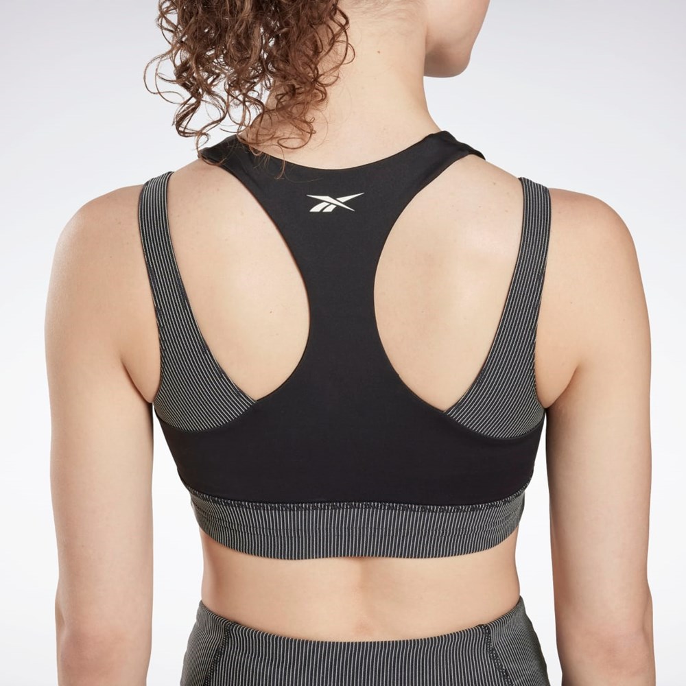 Reebok Studio Layered Bra Top Negras | 46KOBJERH