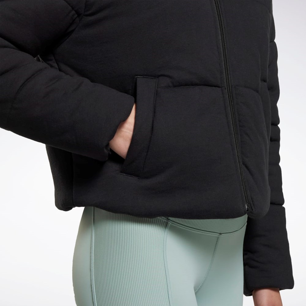Reebok Studio Puffer Jacket Negras | 61ZWDJGOT