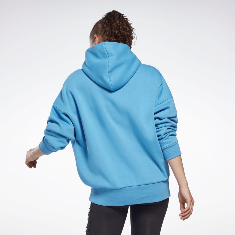 Reebok Studio Recycled Oversize Hoodie Azules | 27RAXYPKW