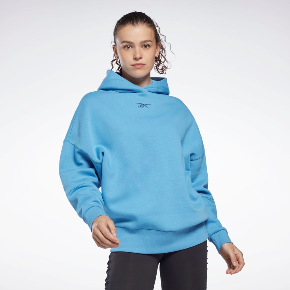 Reebok Studio Recycled Oversize Hoodie Azules | 27RAXYPKW