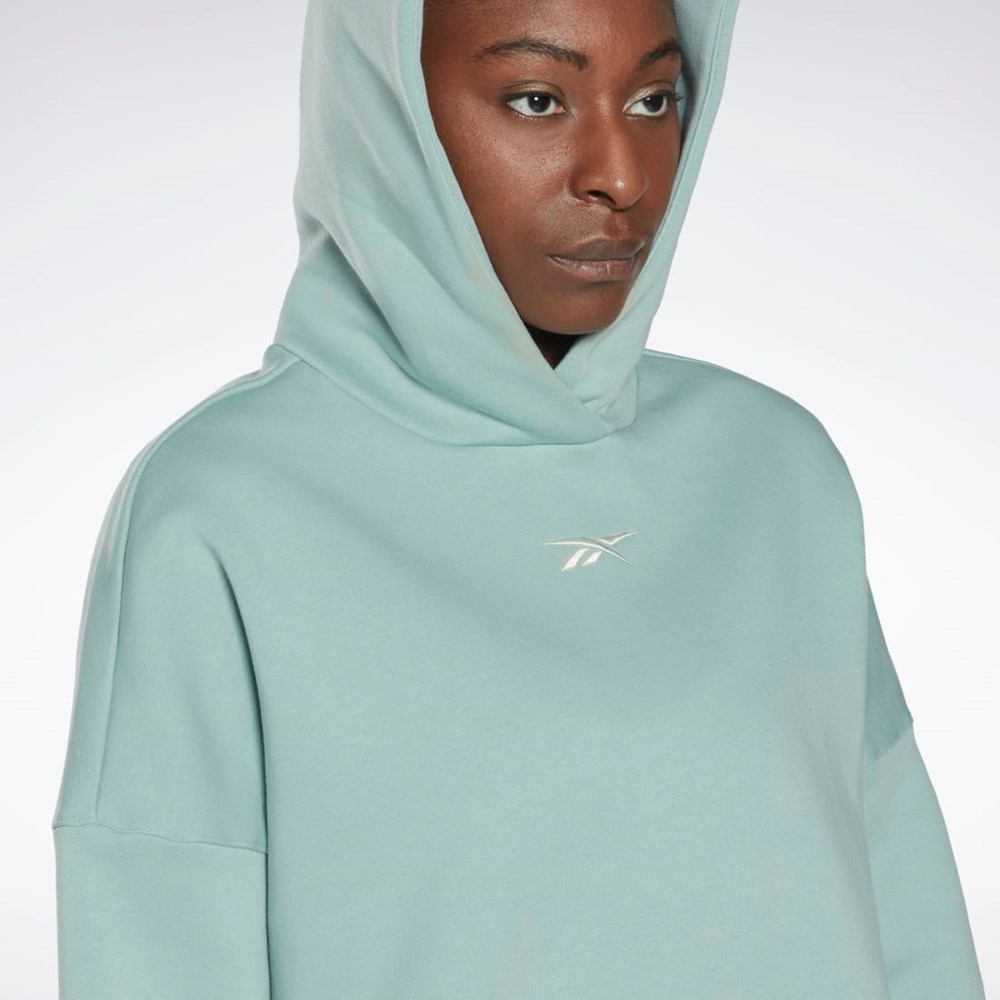 Reebok Studio Recycled Oversize Hoodie Gris | 93KMTIRHY