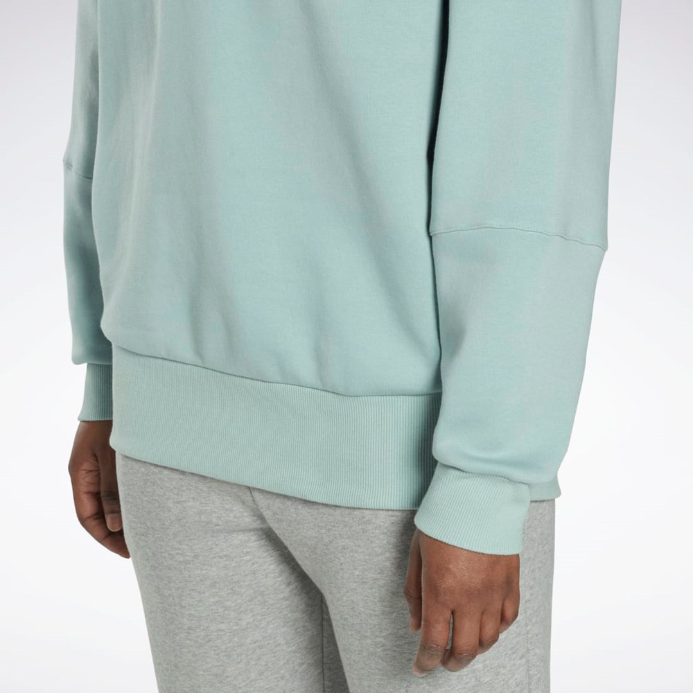 Reebok Studio Recycled Oversize Hoodie Gris | 93KMTIRHY