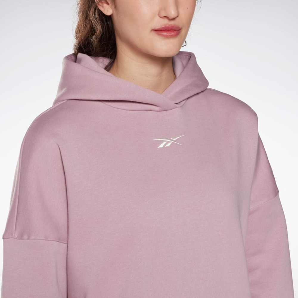 Reebok Studio Recycled Oversize Hoodie Infused Lilac | 32RXYWGEI