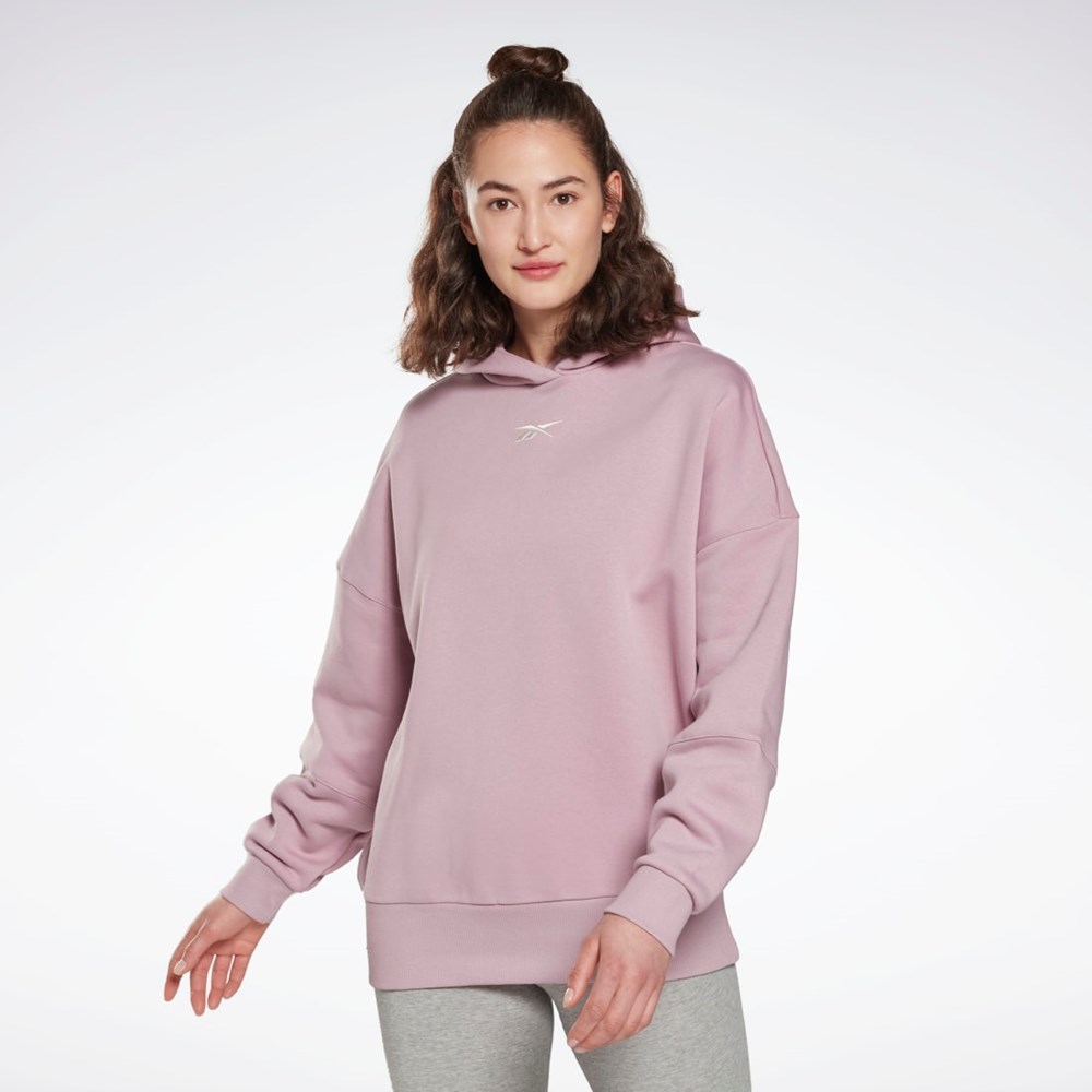 Reebok Studio Recycled Oversize Hoodie Infused Lilac | 32RXYWGEI