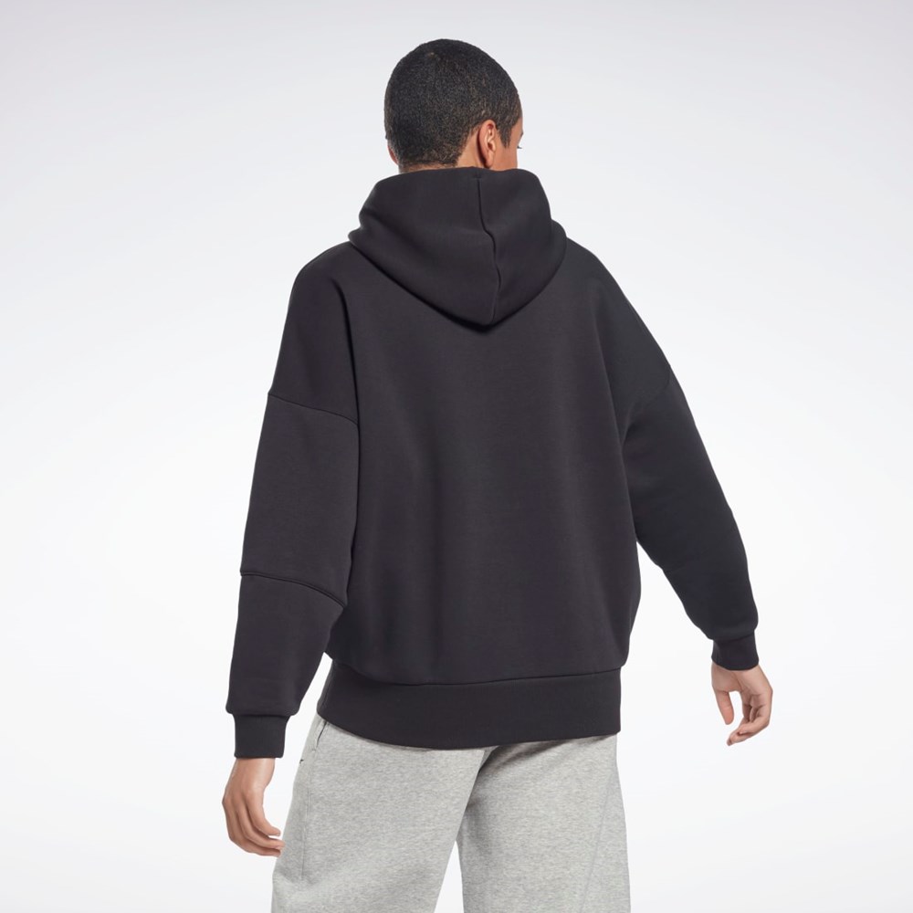 Reebok Studio Recycled Oversize Hoodie Negras | 14DFHGOEL