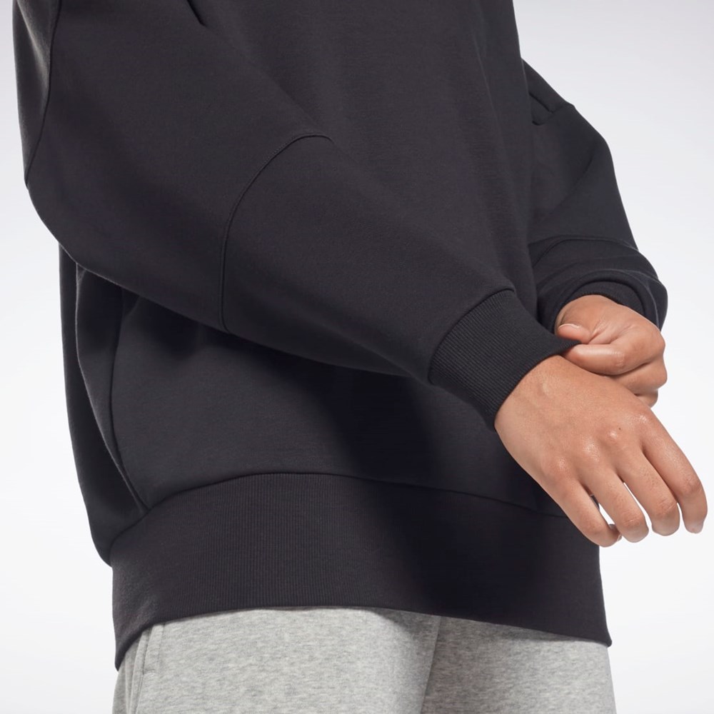 Reebok Studio Recycled Oversize Hoodie Negras | 14DFHGOEL