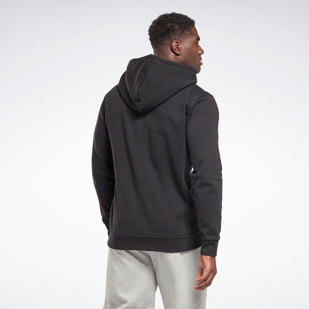 Reebok THERMOWARM+GRAPHENE Algodon Hoodie Negras | 24DFUVQZJ