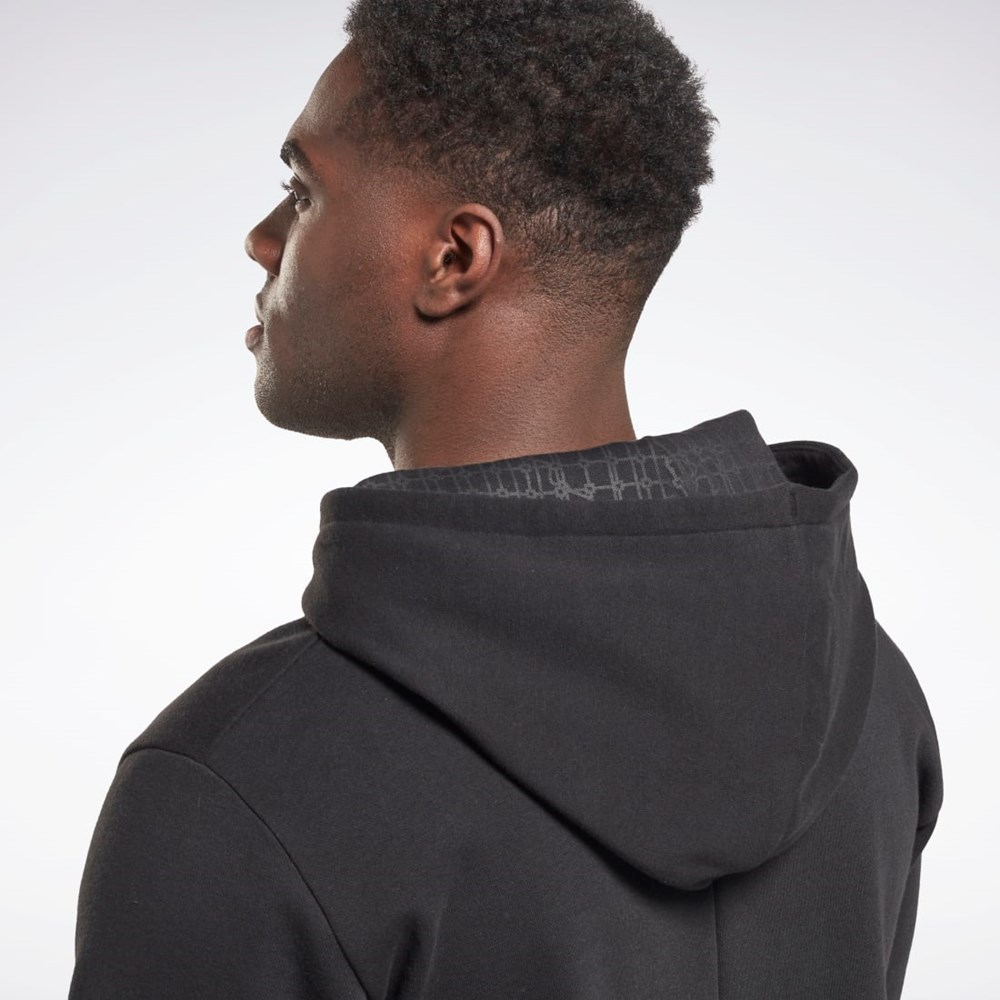 Reebok THERMOWARM+GRAPHENE Algodon Hoodie Negras | 24DFUVQZJ