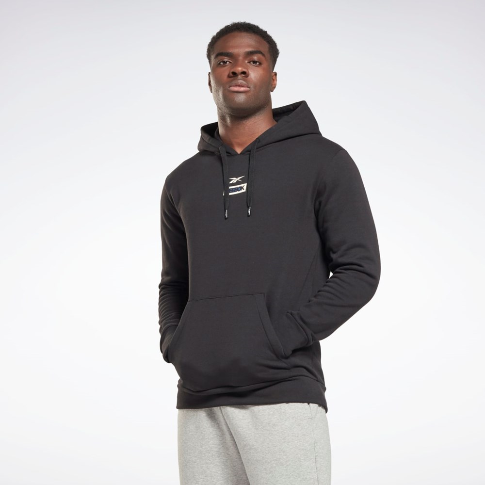 Reebok THERMOWARM+GRAPHENE Algodon Hoodie Negras | 24DFUVQZJ