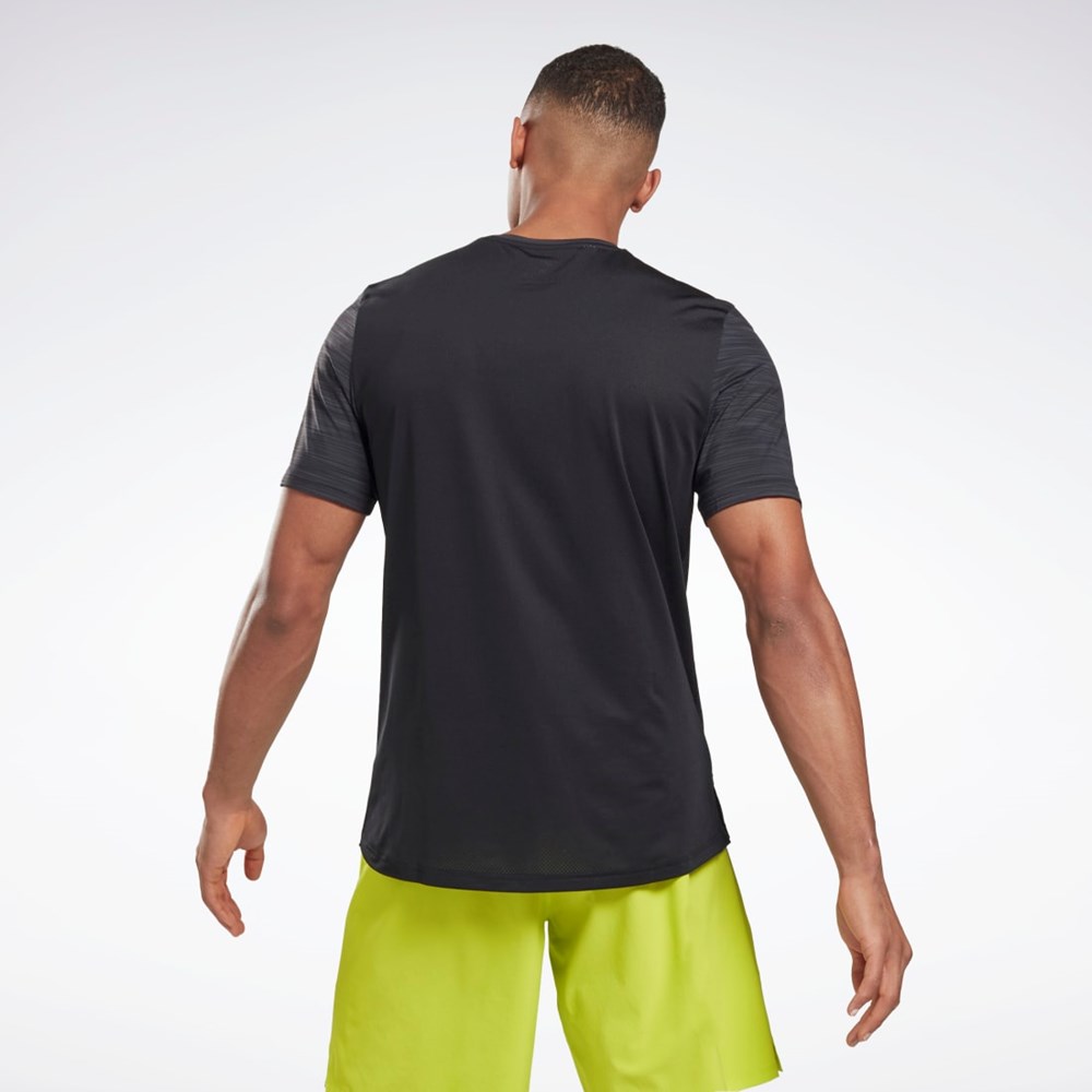 Reebok Tech Estilo Activchill Move T-Shirt Negras | 65UEFCLVM