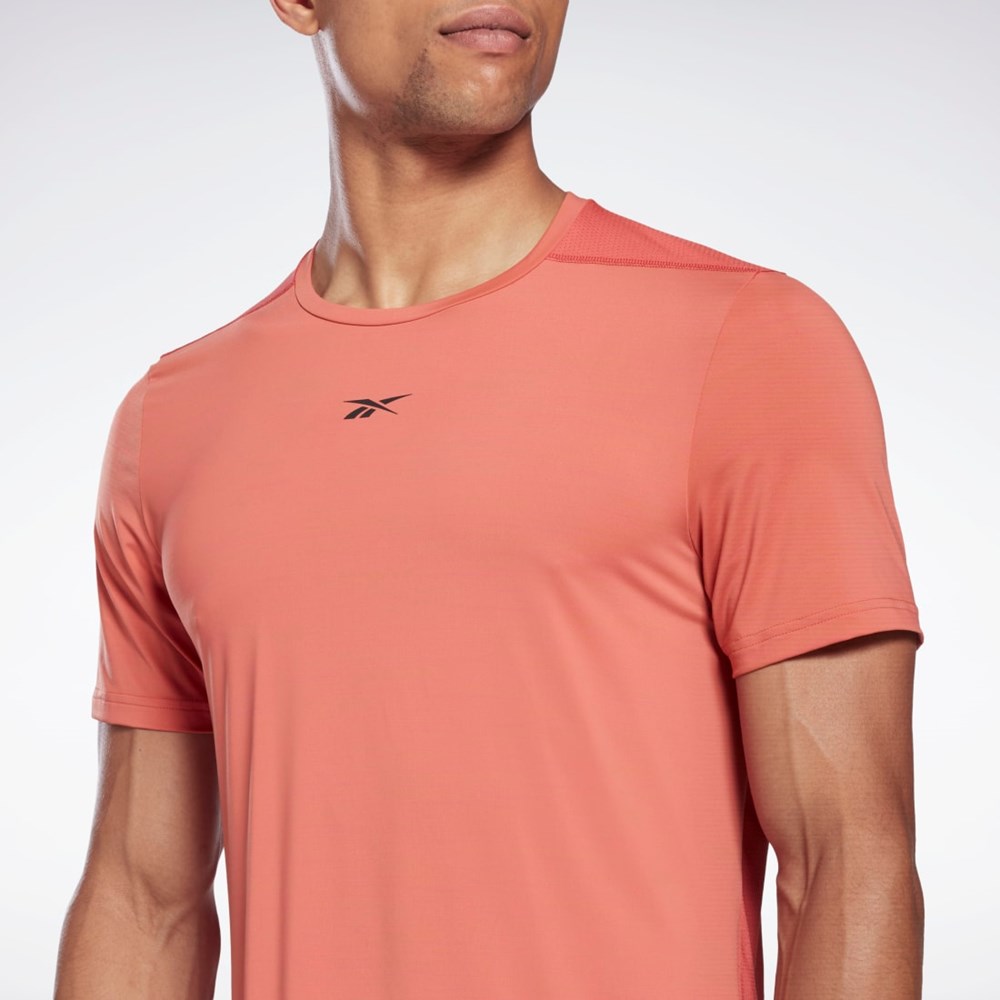 Reebok Tech Estilo Activchill Move T-Shirt Rhodonite | 84PRGOZAF
