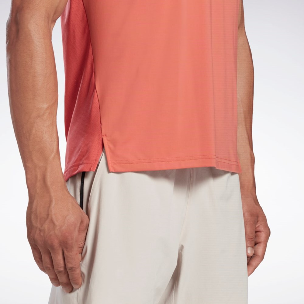 Reebok Tech Estilo Activchill Move T-Shirt Rhodonite | 84PRGOZAF