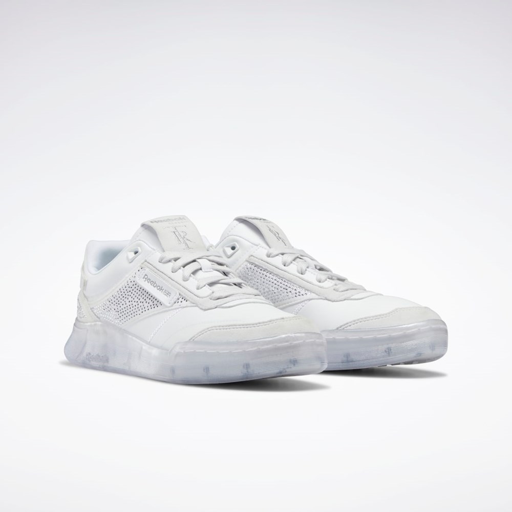 Reebok Très Rasché Club C Legacy Diamanté Shoes Blancas Plateadas | 35CPHLRBS