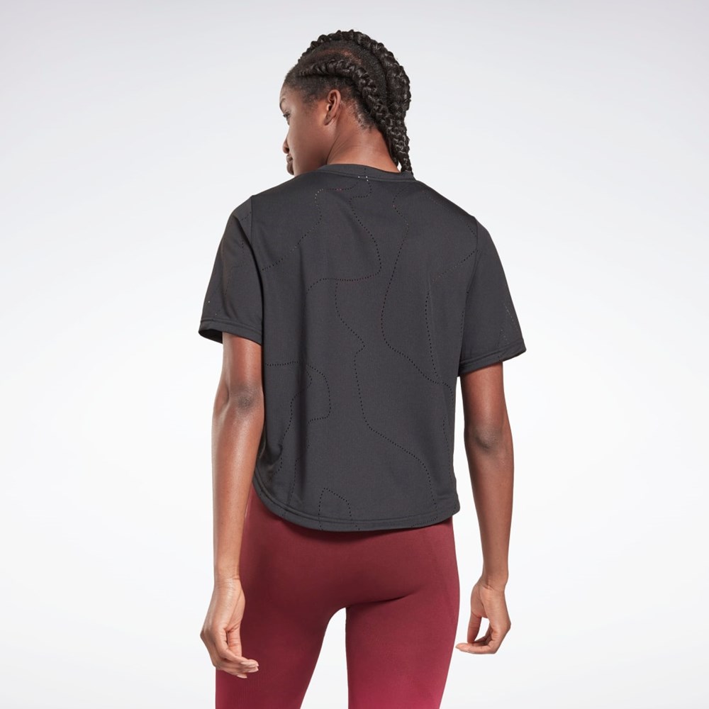 Reebok United By Fitness Perforated T-Shirt Negras | 90PNRCVGD