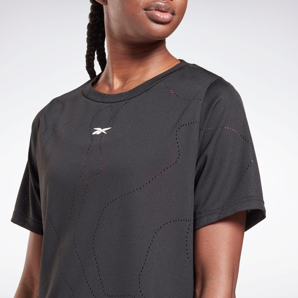 Reebok United By Fitness Perforated T-Shirt Negras | 90PNRCVGD