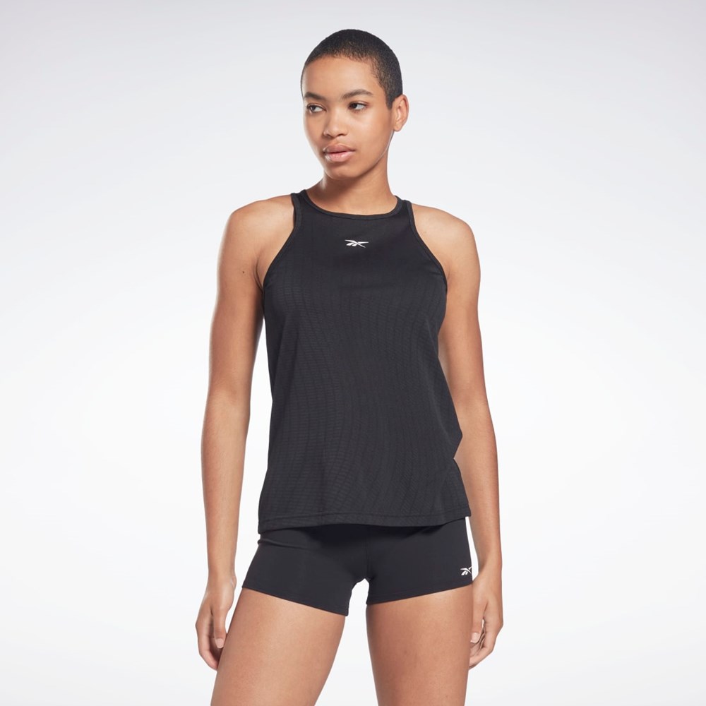 Reebok United By Fitness Perforated Tank Top Negras | 39KTHJMBW